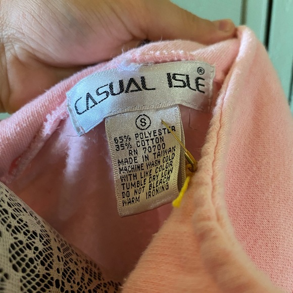 Vintage Light Pink Quarter Zip - Picture 6 of 7